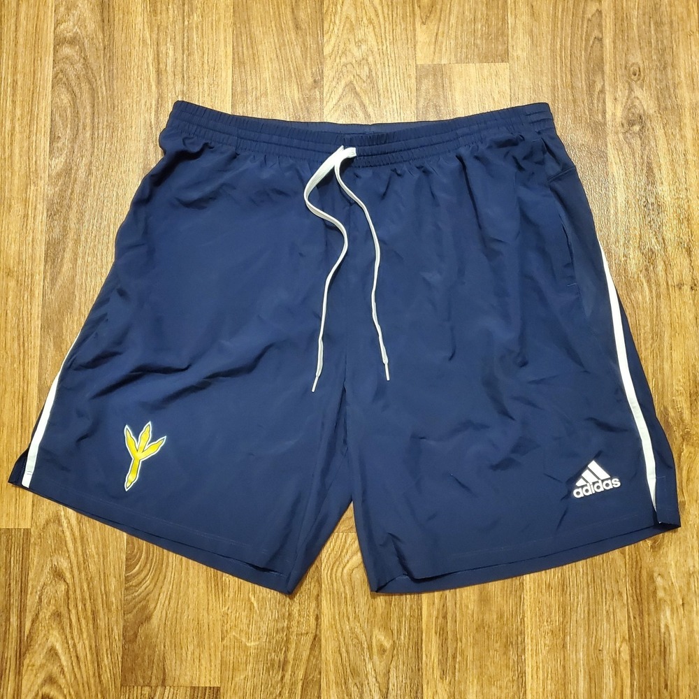 Adidas Chattanooga Mocs Shorts Men 2XL Blue Player Issue Basketball Aeroready